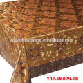 luxuriant golden elegant waterproof table cloth